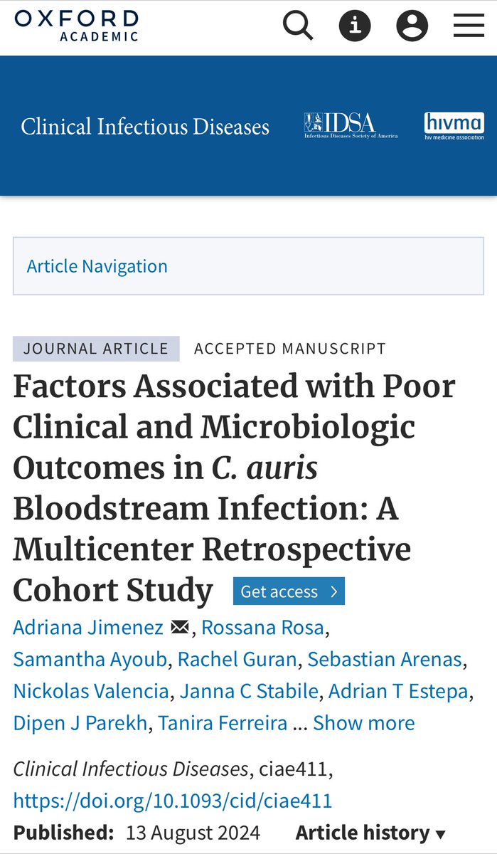 infeccHRUmalaga's tweet photo. Serie en @CIDjournal de 187 #candidemias 🍄🩸 por #Cauris👑 levadura #multirresistente con ALTA mortalidad:54%‼️📈⚰️
FACTORES DE MORTALIDAD:
☝🏻Índice de Pitt
✌🏻Hemodiálisis
Casi todos tratados con #candinas (37,8%) seguidos d azoles (14%) y AnfoB (7%)
🔗👉🏻https://t.co/FMK21FbTfL https://t.co/1GyYYPwaSM