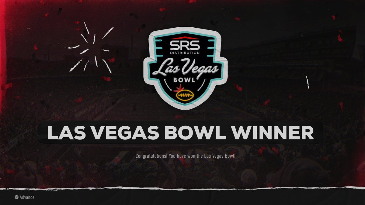 DML_CFB_CINCY's tweet photo. It was a great game in Vegas! We came out on top with the W 33-27!! HB Corey Kiner was PoTG! But it truly was our defense that lead the way! @DML_CollegeBall https://t.co/42KBq7rmDQ
