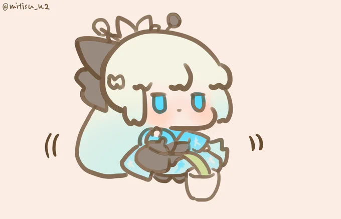 お茶モル       #ゆる数 #FGO 