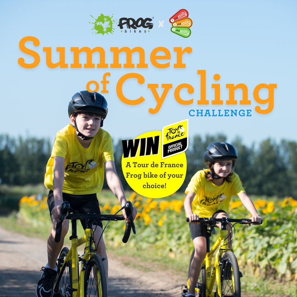 Have you submitted your #SummerOfCycling Challenge snaps yet? 📸

Entries close this Sunday at midnight! ⌛
Remember, 1 challenge = 1 entry into the draw to win a <a href="/frogbikes/">Frog Bikes</a> worth up to £670! 🚲

Upload your entries here 🔗ow.ly/HxxM50SUJJF and keep cycling! Good luck ☀