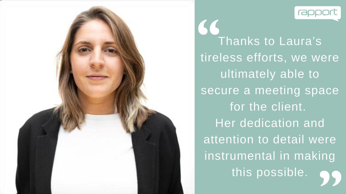 Congratulations, Laura, on this incredible feedback!

#employeeappreciation #employeerecognition #rapportguestservices #aboveandbeyond #ThankYou