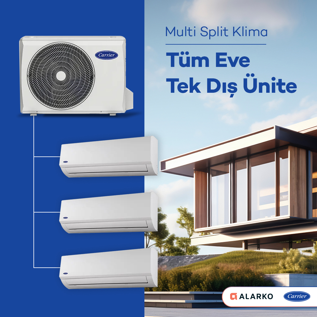 alarko_carrier's tweet image. Birden fazla oda için konforlu iklimlendirme çözümü sağlamak gerektiğinde, Carrier Multi Split Klima yanınızda! 

#Carrier #MultiSplitKlima