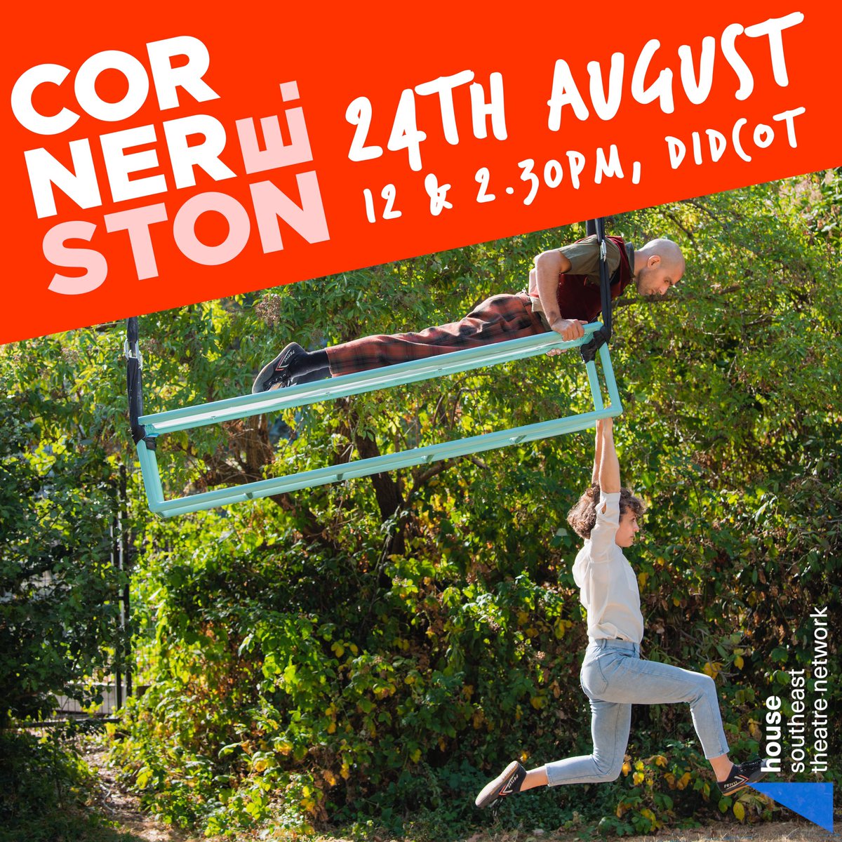Not long now and THE GUY IN THE LUGGAGE RACK is coming to <a href="/CORNERSTONEfun/">Cornerstone</a> in Didcot! Catch us on August 24th, 12 &amp; 2.30pm 🧳
