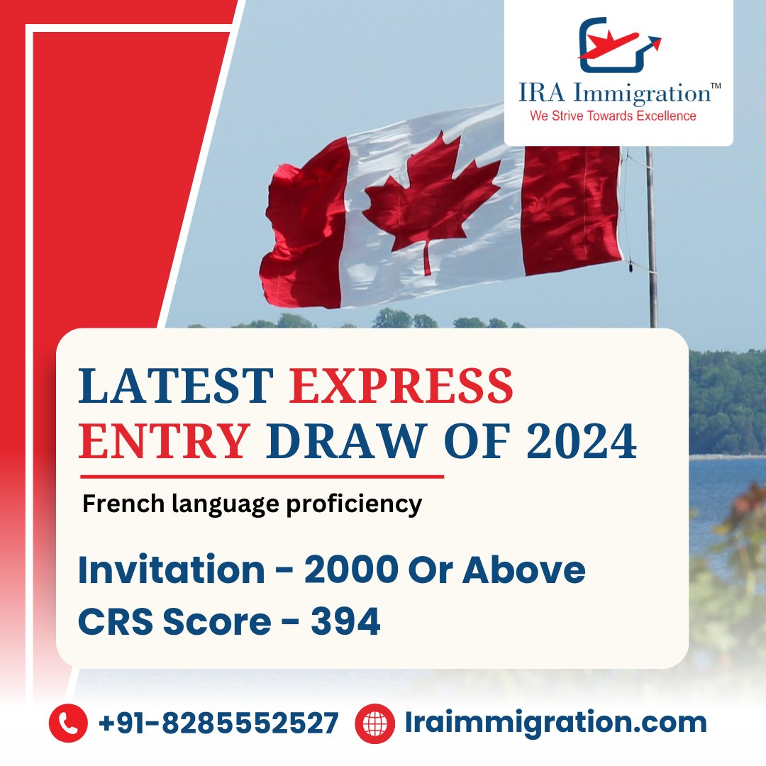 IRA_Immigration's tweet image. Canada Extends Warm Welcome to 2000 or above Candidates with Impressive CRS Scores! 🍁👏

📞 Contact us at +91-8285552527 to take the first step toward fulfilling your immigration dreams!

#expressentrydraw #latestexpressentry #canadaexpressentry #iraimmigration