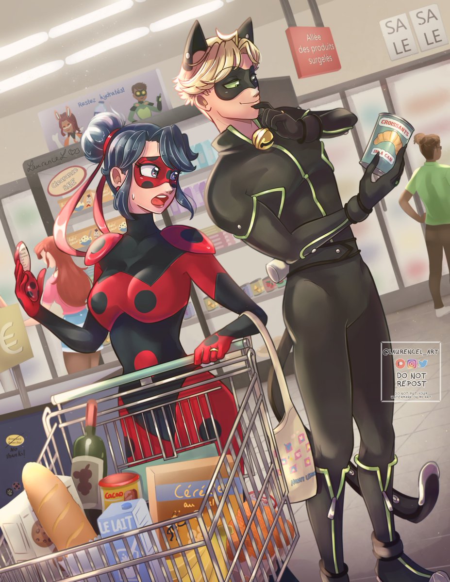 LaurenceL_Art's tweet image. Married Ladynoir 🤧💙