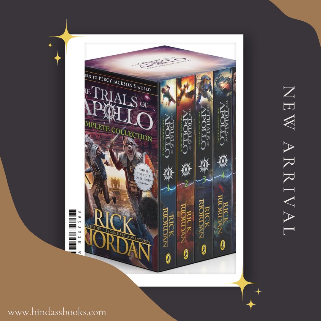 The Trials of Apollo ⚡📚
Join Apollo on a thrilling quest in this epic fantasy series! Follow the fallen god's journey as he faces trials, adventures, and ancient prophecies in a world of myth and magic.🌟🗡️#EpicFantasy #Mythology #Adventure
Order Now zurl.co/Lu8U