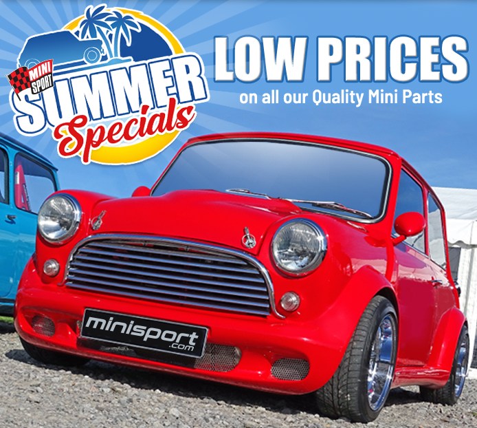 ☀️Summer Sale: Weekly Specials

Discover this week’s amazing deals &amp; great savings across the entire range! With new specials updated weekly, there’s never been a better time to shop for your Mini!

#MiniLovers #SummerSale #CarParts #WeeklyDeals #ClassicMini #MiniUpgrade