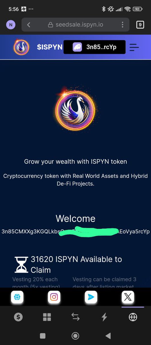 Ispyn_official's tweet photo. Kept going guys !!!
The seedsale will reached the top ATM
#ispyntoken #bestrwa #ispyn #xboard https://t.co/ptSoxbY2NQ