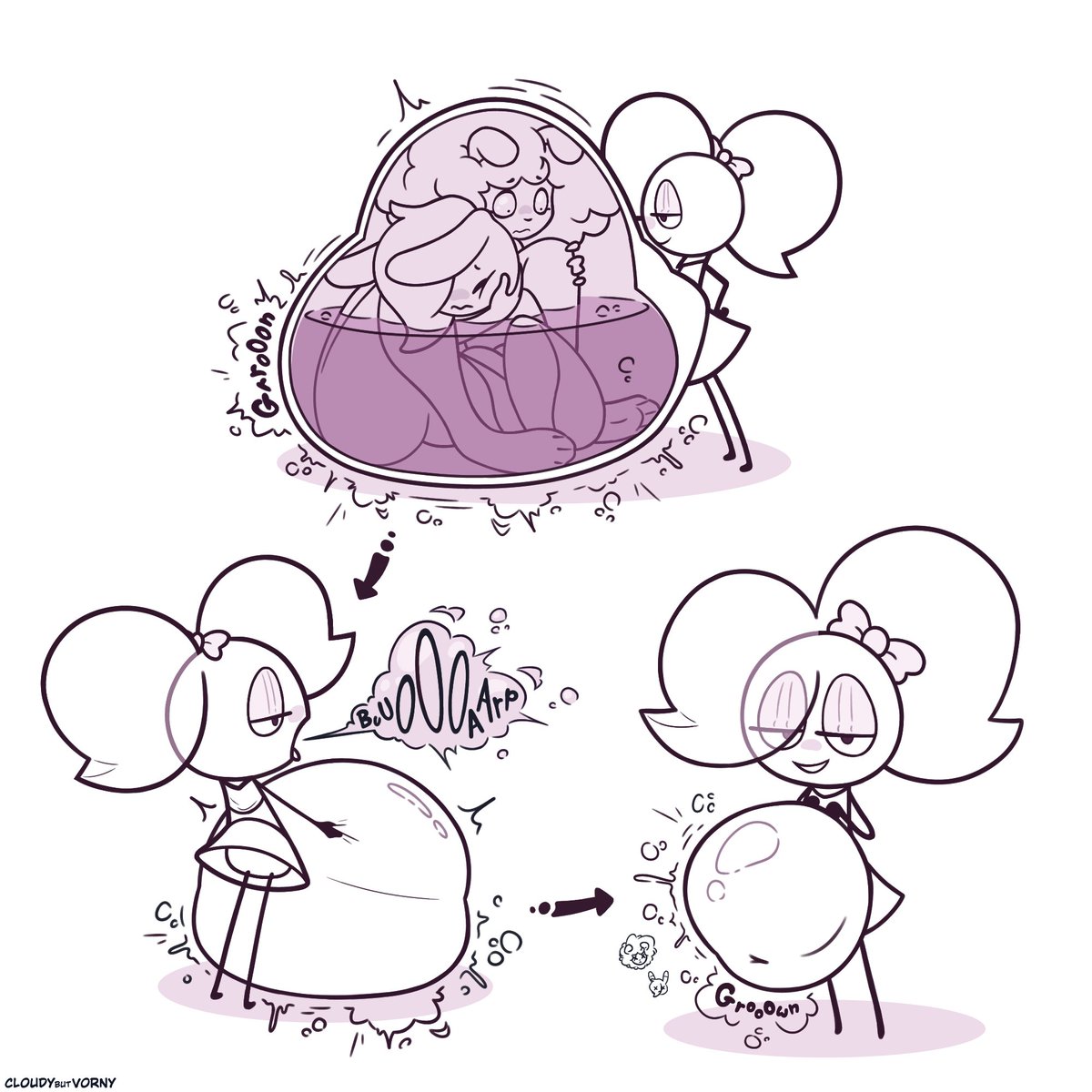 ConglotArt's tweet photo. Nothing to see here! just two nerds that got eaten and digested by a stick figure, how humiliating

Luckily I'm not one of those nerds... wait-

(Silly gift for @vElkno)

#vore https://t.co/Ex3C3UpLHy