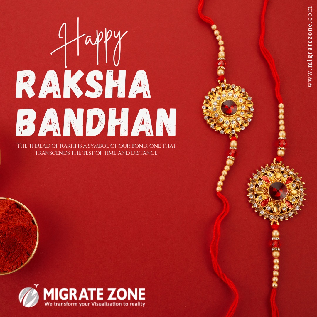 Migrate_Zone's tweet photo. 🌸 Celebrate the bond of protection this Raksha Bandhan with Migrate Zone! Cherish the love and promises that keep us united. Happy Rakhi! 🌟 
.
.
.
#RakshaBandhan #MigrateZone #HappyRakhi #SiblingLove #FestivalVibes https://t.co/80lerHEHAk