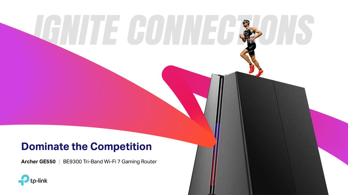 #TPLink #IGNITECONNECTIONS
Dominate the competition with Archer GE550.

bit.ly/4fLogB6