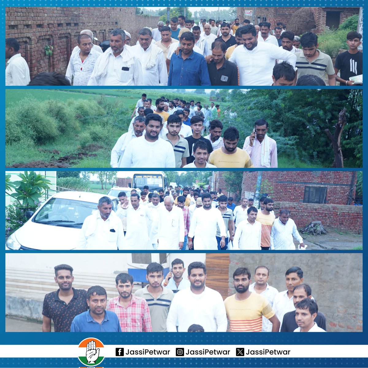 Jassipetwar_inc's tweet photo. स्नेह, समर्थन और विश्वास..!

"हरियाणा माँगे हिसाब" व "चलो पंचायत चलो वार्ड" कार्यक्रम के तहत कल गाँव ढाणी ब्राह्मण, गुज्जरबाड़ा व सिसाय खेड़ा में जनसंपर्क कर ग्रामीणों से आशीर्वाद प्राप्त किया। 

@DeependerSHooda 
@BhupinderShooda 
@INCHaryana https://t.co/3i4bmDO4bP