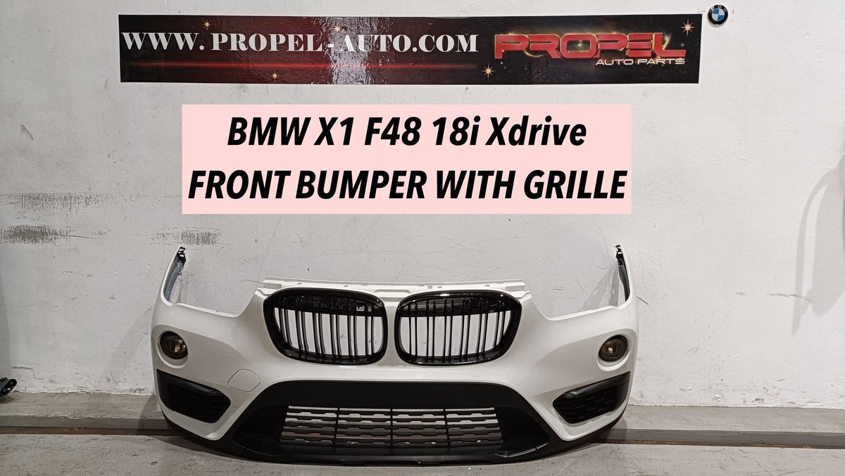 propelauto's tweet photo. BMW X1 F48 18i Xdrive Front Bumper with Grille #ForSale 

Ping us &amp; Grab it now👇😎

#BMWx1 #X1F48 #FrontBumper #X1Bumpers #UsedBumper #GenuineParts #SGcar #F48Grille #Singapore #ScrapCars #BMW #Front #Bumper #Grille #BMWParts #XDrive #PropelAutoParts #OnlineShopping #Ping #Grab https://t.co/akqPNtQ8GB