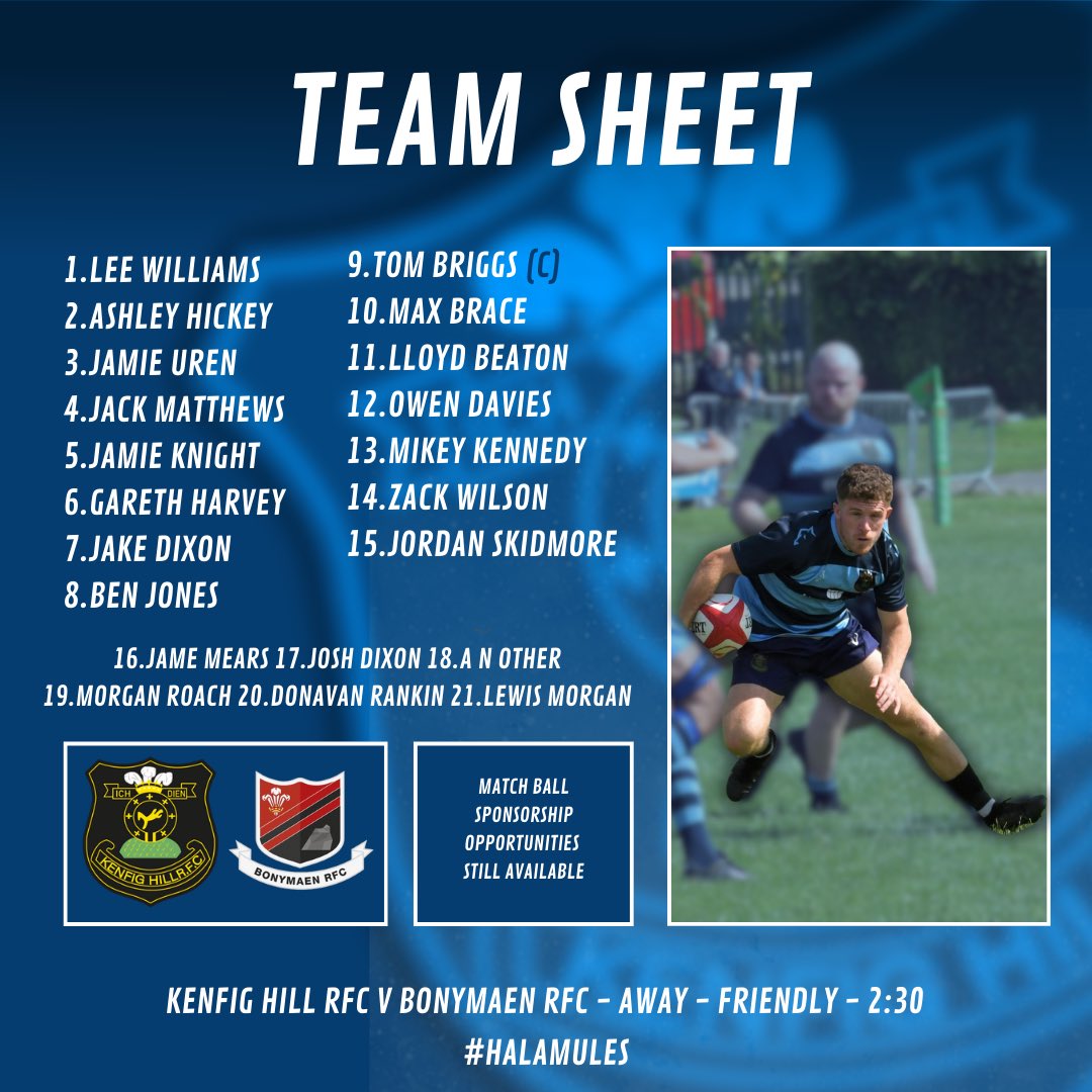 Team News 

➡️ Veteran <a href="/urers92/">Jamie Lee Uren</a> comes in at tighthead
➡️ <a href="/maxbrace2/">max brace</a> slots in at 10
➡️ Powerhouse centre Mikey Kennedy returns 
➡️ Welcome return for <a href="/JDixie11/">Dixie</a> on the bench 
➡️ Morgan Roach will make debut when he comes off bench 
 
 #halamules