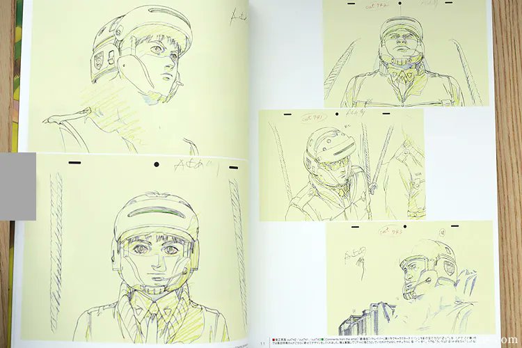 Patlabor 2 : The Movie &amp; Ghost In The Shell genga drawings from The Art Of Kazuchika Kise 黄瀬和哉アニメーション画集 (2018) - https://t.co/kn1Apeo3ei 