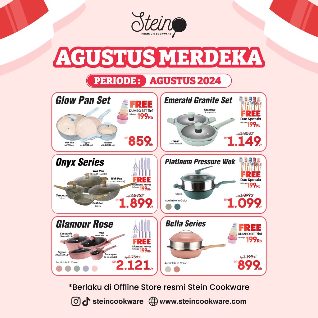 PondokIndahMall's tweet photo. Hi, Steiners,
Kunjungi outlet Steincookware di South Skywalk Pondok Indah Mall 2 Lt.2 sekarang, yuk,
Karena ada banyak penawaran eksklusif untuk produk alat masak terbaik yang akan semakin melengkapi dapur cantikmu!
#Steincookware #Stein #WeAreStein #AlatMasak #Panci #Cookware https://t.co/YLYe3igsZQ