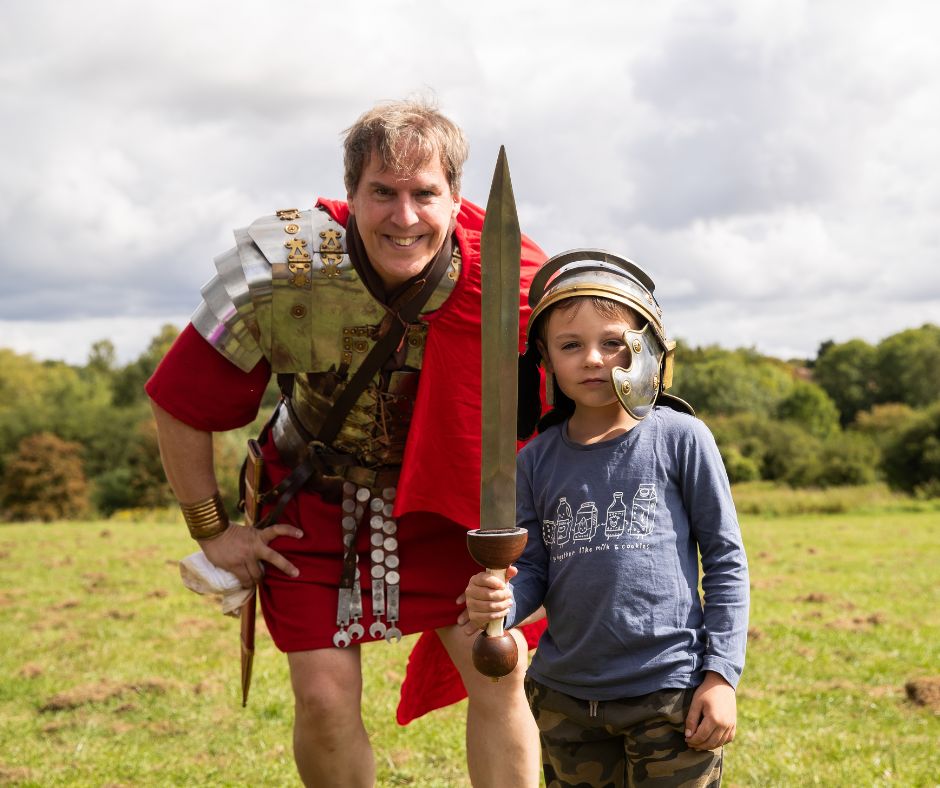 TheParksTrust's tweet photo. Head to Bancroft Roman Villa this Saturday for #RomanDay!

This free event will give you the chance to learn about local history through fun activities. 

You’ll be able to go on a guided tour, meet Romans, build a fort &amp; launch a catapult.

Find out more: https://t.co/eaJBTcsglW https://t.co/50XQ9FBlD5