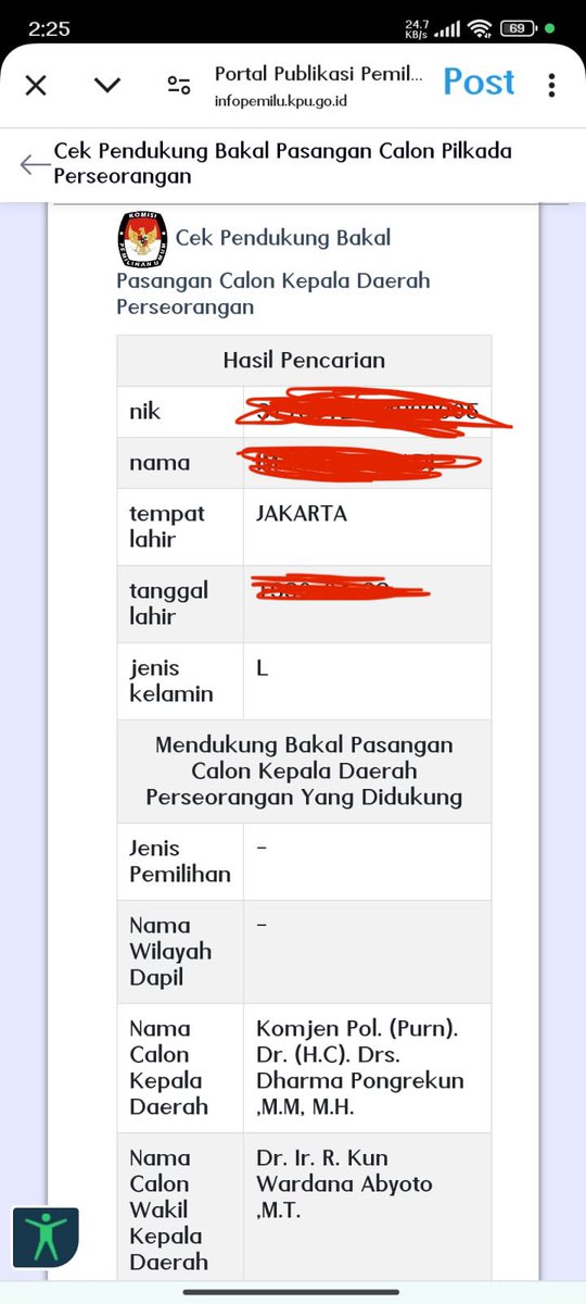 azharyadi's tweet photo. Eh ini gimana, gue kenal Juga engga kok jadi mendukung? #KPUMelayani @KPU_ID #viral2024 #Pilkada2024 https://t.co/tLCWwTMIt5