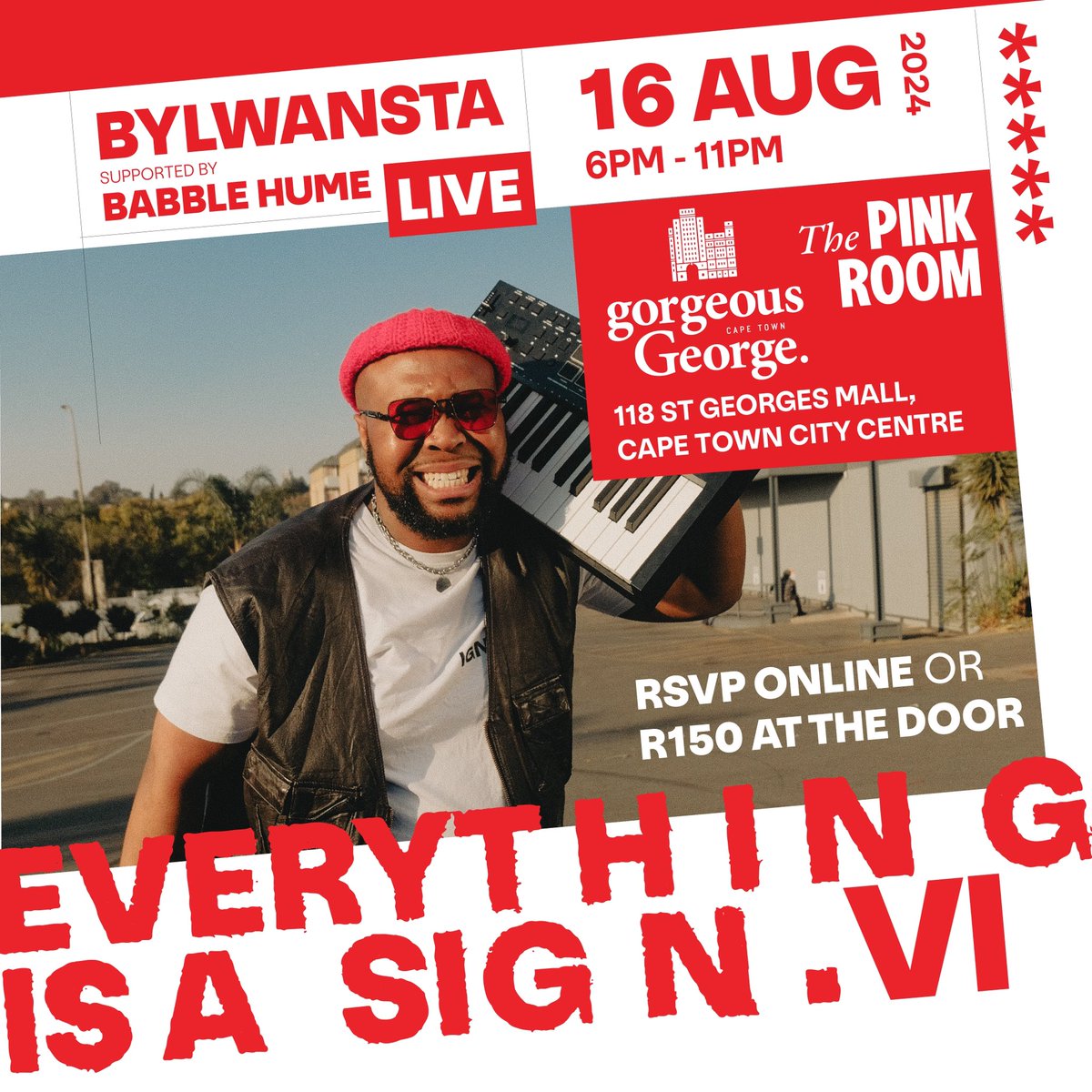 ByLwansta's tweet photo. C A P E  T O W N  we are inside you 😘😌

🛑 Tonight we’re at Gorgeous George (RSVP: https://t.co/11nVCthv8H)

🛑 Tomorrow we’re at @CuriocityAfrica Green Point

🛑 Then Sunday we’re at #SelectiveLive (Tickets: https://t.co/QM8uMFPIcy) 

#EverythingIsASign! #ByLwanstaOnTour https://t.co/ybdA06ldcB