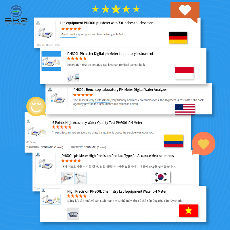 SKZ_Stella's tweet image. pH600L pH Meter
Automatic/Manual temperature compensation ensures accurate results.
Selectable pH buffer groups, including NIST, DIN, GB.
Multi-reading feature allows auto-read, timed-read and continuous-read.
1-6 points calibration with Standard Recognition.
#phmeter #phtester