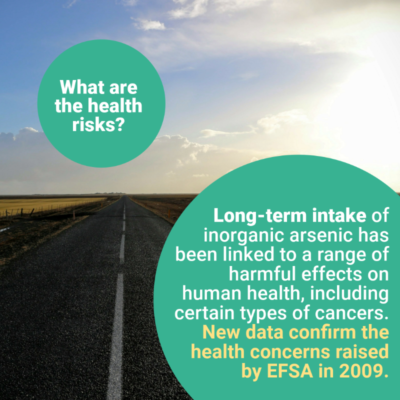 EFSA_EU's tweet photo. Have you missed our latest output on inorganic #arsenic in food? 

We’ve analysed the risks and created an easy-to-understand #PlainLanguageSummary (PLS). 

Check it out and stay informed 👇 

📖 →  https://t.co/9oWzxzjJPB