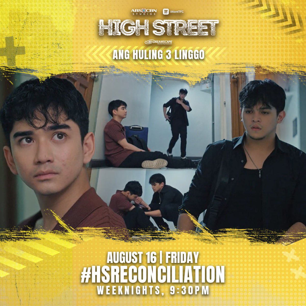 Kasabay ng pag-ayos ng buhay ni Poch, ay ang tuluyang pagsira ng relasyon nila ni Tim 💔 #HSReconciliation 💛✨

#HighStreet, Weeknights, 9:30PM pagkatapos ng Pamilya Sagrado sa Kapamilya Channel, Kapamilya Online Live, A2Z at TV5! Mapapanood din sa iWantTFC at TFC!