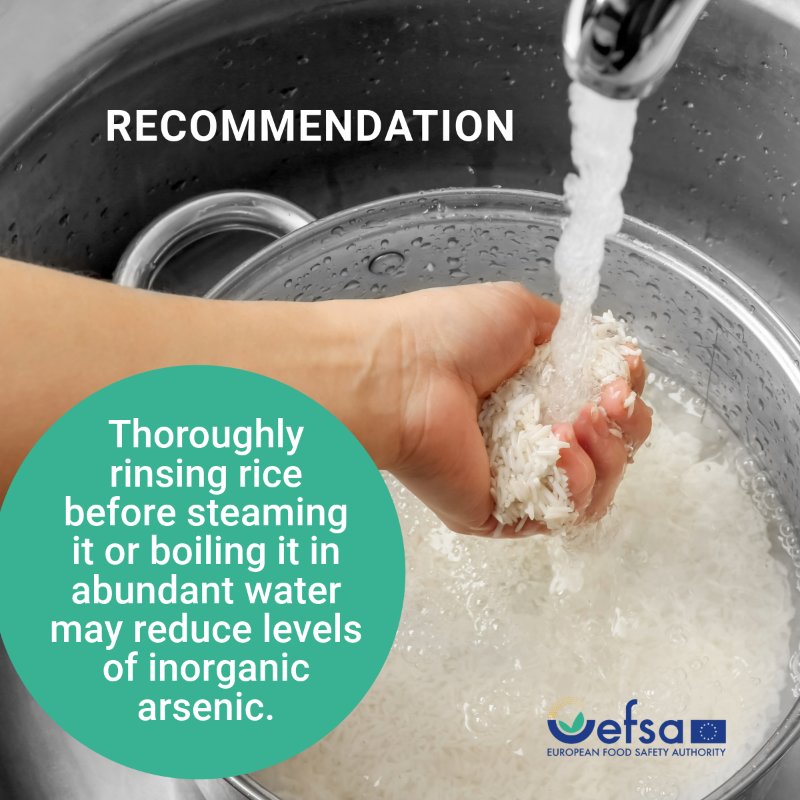 EFSA_EU's tweet photo. Have you missed our latest output on inorganic #arsenic in food? 

We’ve analysed the risks and created an easy-to-understand #PlainLanguageSummary (PLS). 

Check it out and stay informed 👇 

📖 →  https://t.co/9oWzxzjJPB