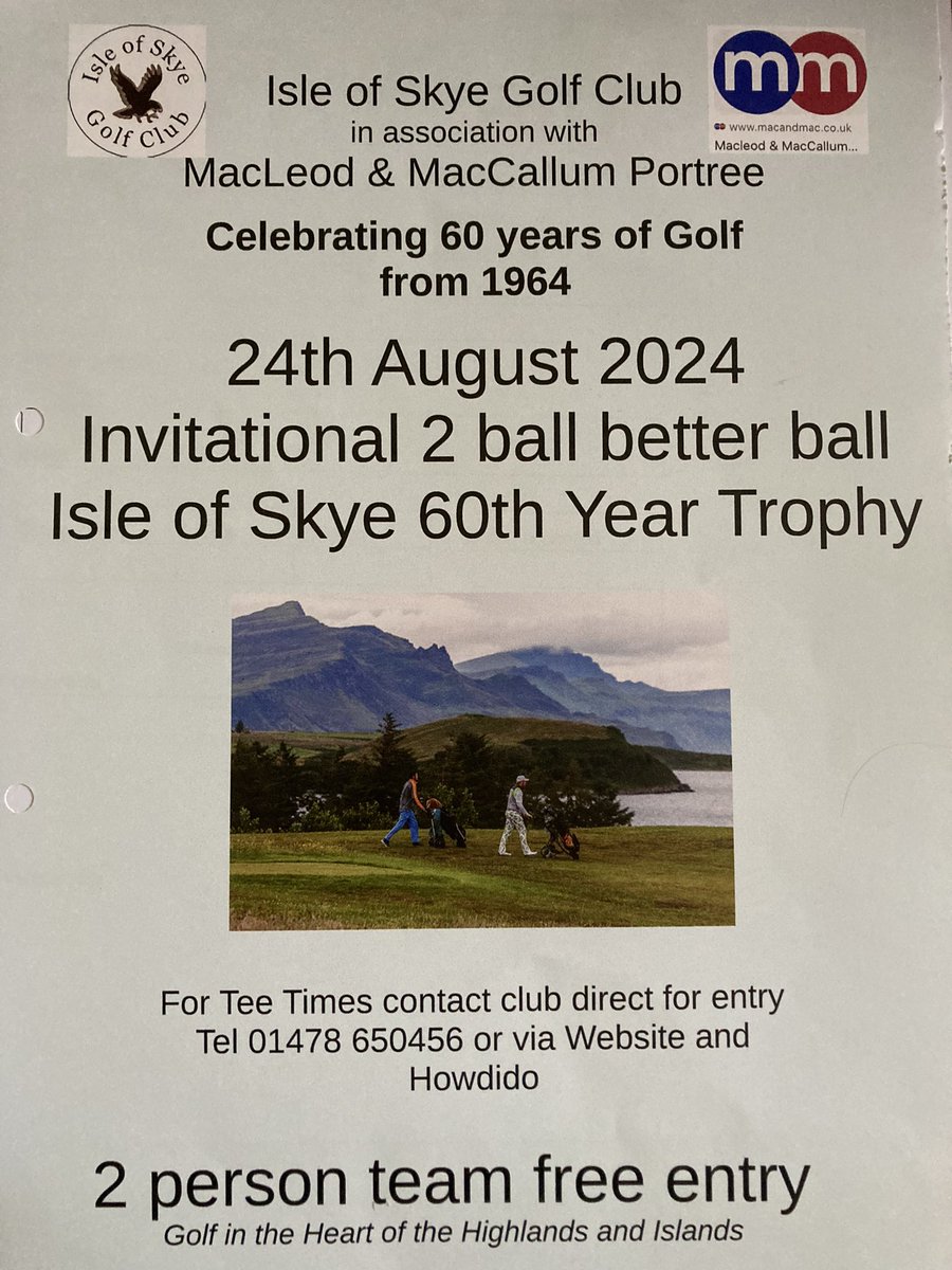 Sponsored by #macleodandmacallum <a href="/MacandMac28/">Macleod & MacCallum</a> <a href="/golfhighland/">Golf Highland</a> <a href="/FortroseGC1793/">Fortrose Golf Links</a> <a href="/Strathpef_Golf/">Strathpeffer Golf</a> <a href="/TainGolfClub/">Tain Golf Club</a> <a href="/alnessgolfclub/">Alness Golf Club</a> <a href="/GairlochGC/">Gairloch GC</a> <a href="/ScottishGolf/">Scottish Golf</a>