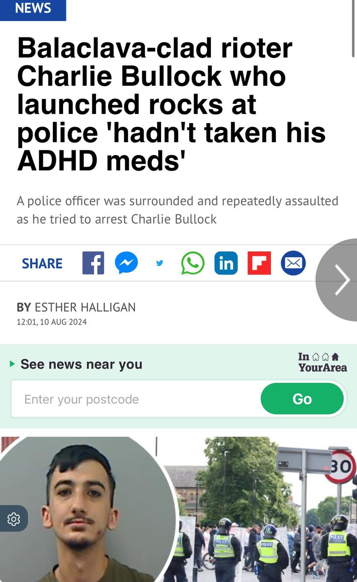 LeilaniDowding's tweet photo. JUDGE FRANCIS LAIRD

https://t.co/VjboDztfhw

Last week, Laird let a pervert who had a collection of over 700 toddler and animal rape videos walk with no jail time because he "showed remorse." 

Sentenced Charlie Bullock, 21, to 18 months in prison for throwing rocks at a line of police.

Credit to @Slatzism  where I saw this 1st 
I’ve just added link