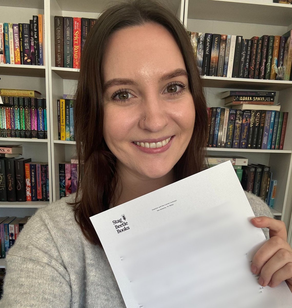 Bianca Breen (@bianca_breen) on Twitter photo PUBLISHING NEWS! 🎉
I’m absolutely over the moon to announce that THE INVENTOR AND THE COMET is being published with Stag Beetle Books! 🛠️💫
I’m so excited to finally be able to put this novel out into the world 🥰
#loveozya #debutauthor2025 PUBLISHING NEWS! 🎉
I’m absolutely over the moon to announce that THE INVENTOR AND THE COMET is being published with Stag Beetle Books! 🛠️💫
I’m so excited to finally be able to put this novel out into the world 🥰
#loveozya #debutauthor2025
