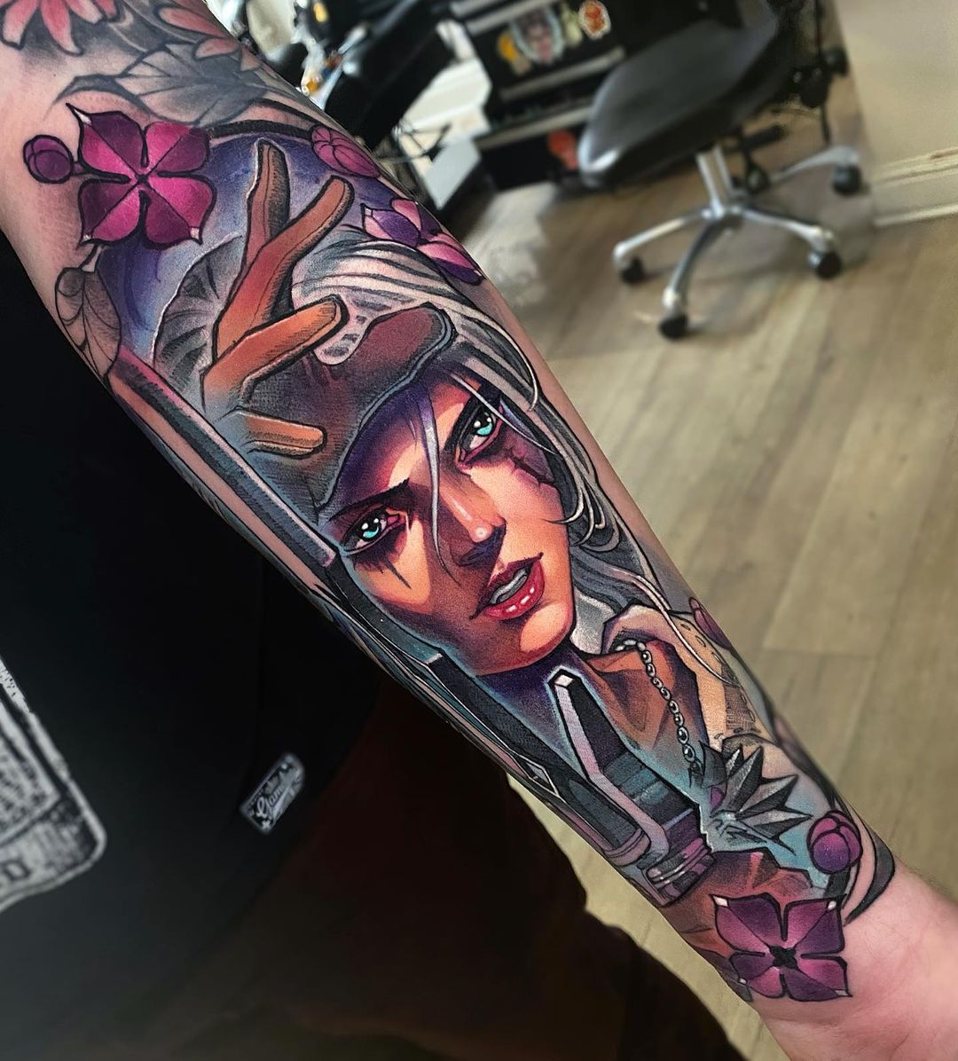 thewitcher's tweet photo. Cirilla, Lion Cub of Cintra. 💜

Tattoo of: @JoshwaM
Tattoo by: https://t.co/0QSRHdSX2V https://t.co/HQGkaVM207
