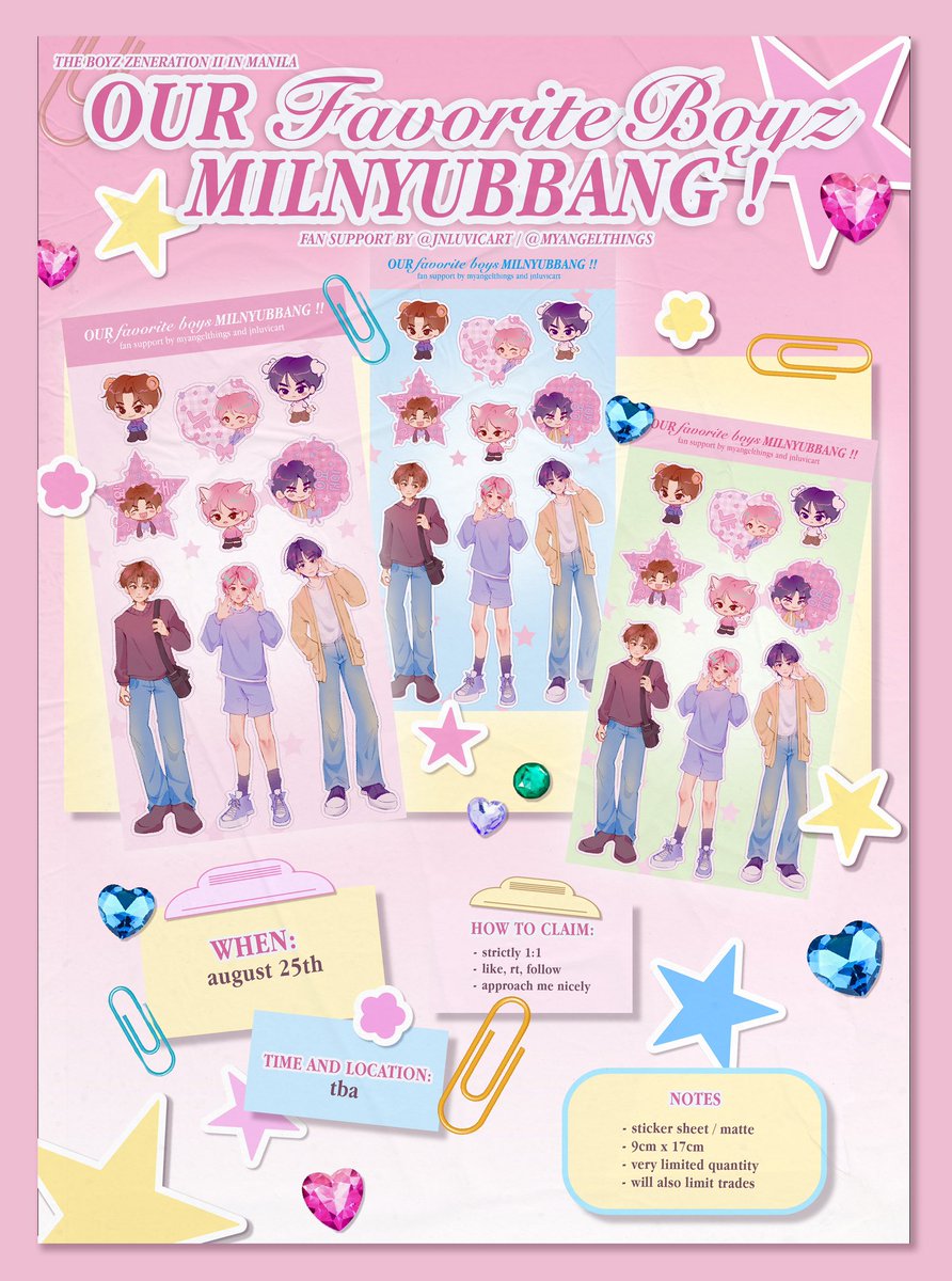 💭 𝘰𝘶𝘳 𝘧𝘢𝘷𝘰𝘳𝘪𝘵𝘦 𝘣𝘰𝘺𝘻, 𝘮𝘪𝘭𝘯𝘺𝘶𝘣𝘣𝘢𝘯𝘨 !

— zeneration ii fan support by <a href="/jnluvicart/">🌷</a> / @myangelthings

♡ strictly 1:1
⭑ like &amp; rt, show proof on d-day
♡ check thread for a surprise!
⭑ more details ↓

#THEBOYZ #HYUNJAE #NEW #YOUNGHOON #ZENERATION2_MNL