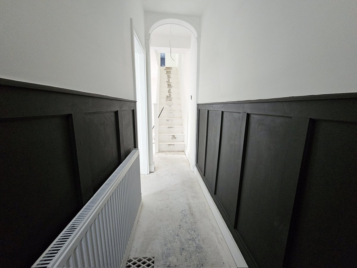 Bespoke #wallpanels installed at a property in #Rawtenstall #joinery #carpentry punchpropertyrepair.co.uk