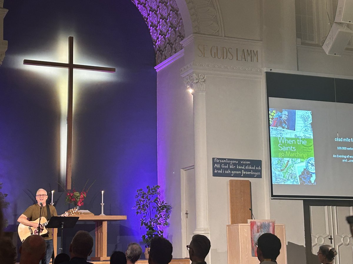 As a member of a new monastic community it was great to hear from <a href="/BarrySloan/">Barry Sloan</a> last night on Pilgrimage in the footsteps of Saint Columbanus and the Celtic monks #onthemove