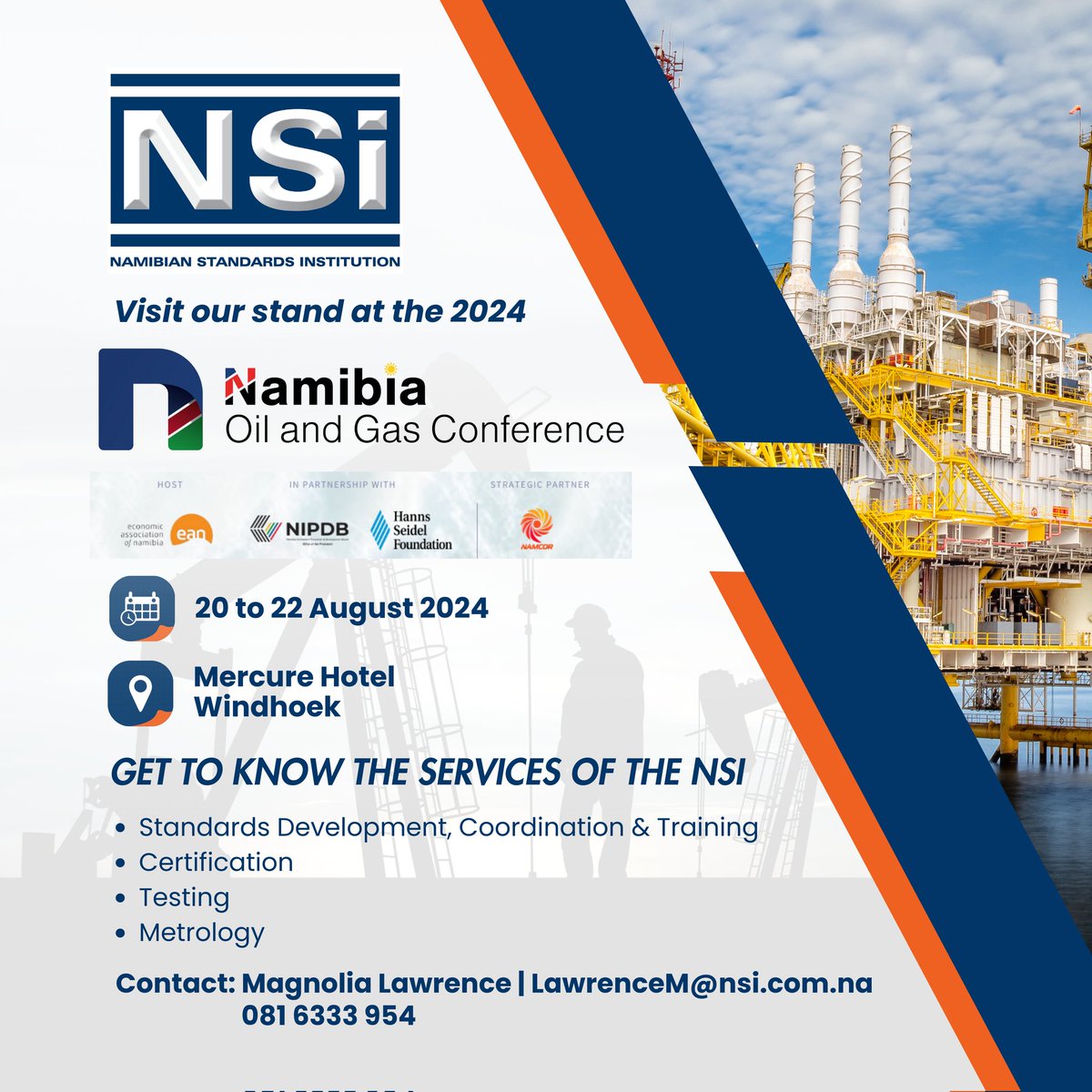 Join NSI @ The Namibia Oil and Gas Conference