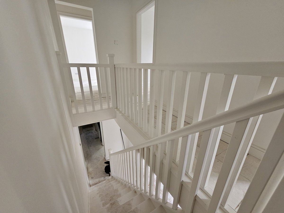 Bespoke staircase installed at a property in #Rawtenstall punchpropertyrepair.co.uk