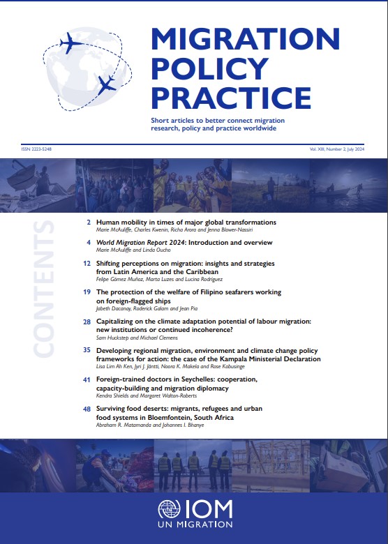 📢NEW! Read the latest #IOM #MigrationPolicyPractice issue, featuring a series of articles that highlight the challenges to regional migration and address matters of migrant integration and protection.

👉 bit.ly/3X1jGYf
