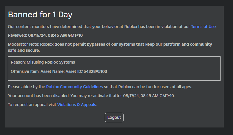 How am I even supposed to know which item got deleted?😭 I got wrongly moderated again, smh. <a href="/Roblox/">Roblox</a> <a href="/robloxdevrel/">Roblox Developer Relations</a> 

#ROBLOX #robloxart #RobloxDev