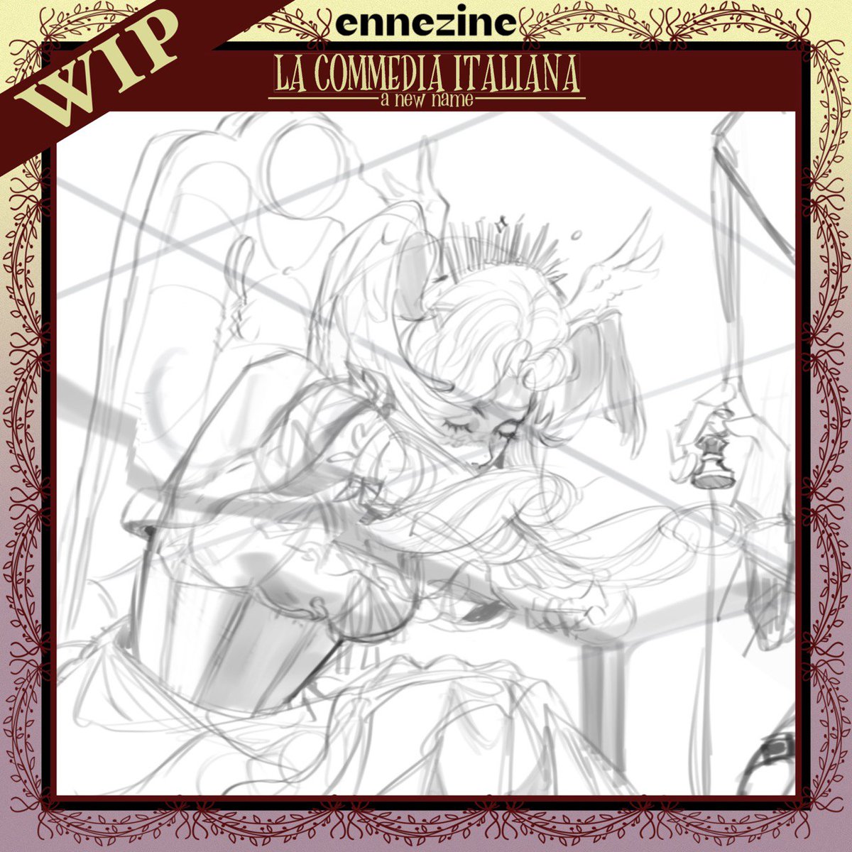 We hope you're enjoying your summer!! Genshin Impact has a lot of news and SO DO US!

We're about to tell you more ;)

<a href="/BrkenTe4cup/">Broken Teacup</a> 's #wip ♡

#GenshinImpact #genshin #harbinger #fanzine #fandomzine #zine #ennezine