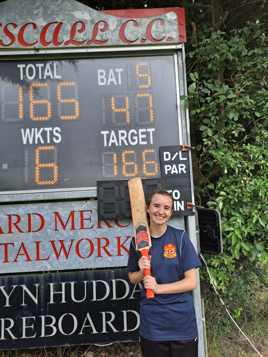 LancsCricketFDN's tweet photo. Recently @brinscallcc hosted the NWCL U14 Girls vs NLPS/Westmorland U14 Girls interleague match🏏

A brilliant game with NWCL taking the victory with just 8 balls to spare🥳

🌟Jess Gison - 52* @LowerhouseCC 
🌟Hannah Clarkson - 50* (maiden half-century) @BlackpoolCC 
🌟Martha Barclay - 47 (highest ever score) @ChorleyCC