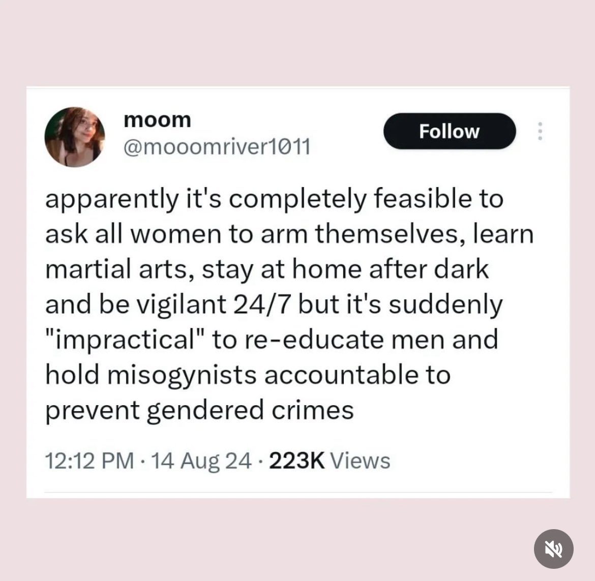 For all those asking women to get stronger and fight.
The onus is NOT on us.