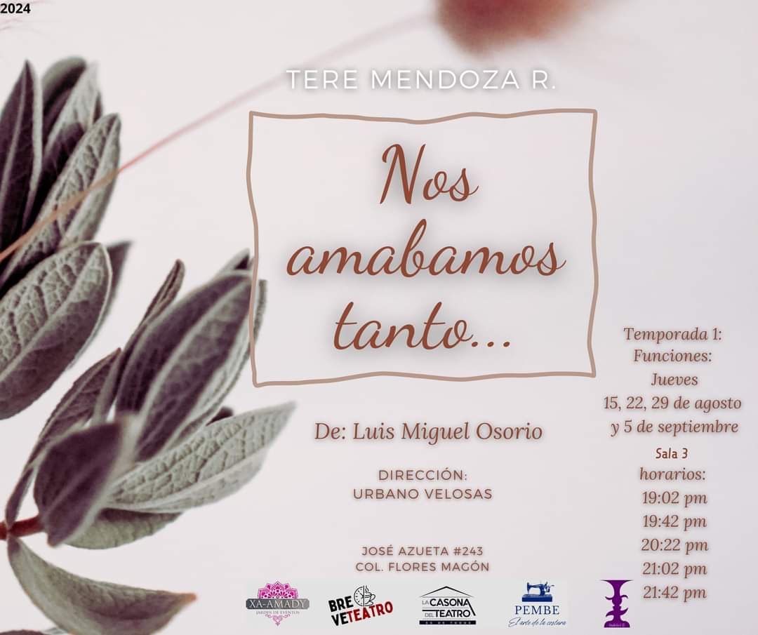 MLitoMora's tweet photo. #breveteatro_veracruz Estrenándose en La Casona Del Teatro.
Ya quedan 3 semanas. No falten!! https://t.co/C9b76q4Qkq
