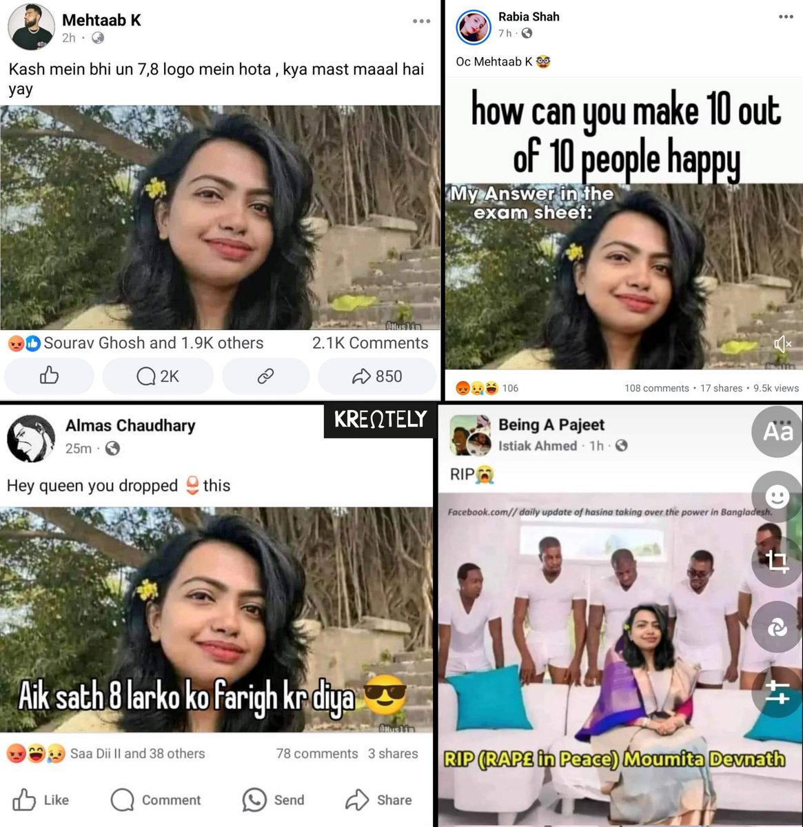 Suruu_09's tweet photo. Check all the names

Retweet to expose them.?

#justiceformoumitadebnath #Moumita_Debnath #MoumitaDebnath #KolkataDoctor https://t.co/SA6G7nKWEw