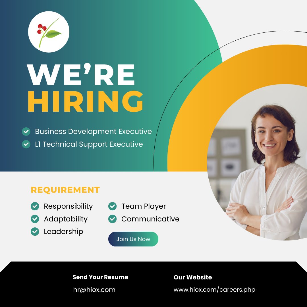 hioxofficial's tweet image. Are you interested in joining one of the most distinguished homegrown tech pioneer, HIOX?

HIOX Softwares has openings for tech support and businesses development executive positions.

For more details, visit hiox.com/careers.php

#hioxindia  #coimbatorejobs #jobsincoimbatore