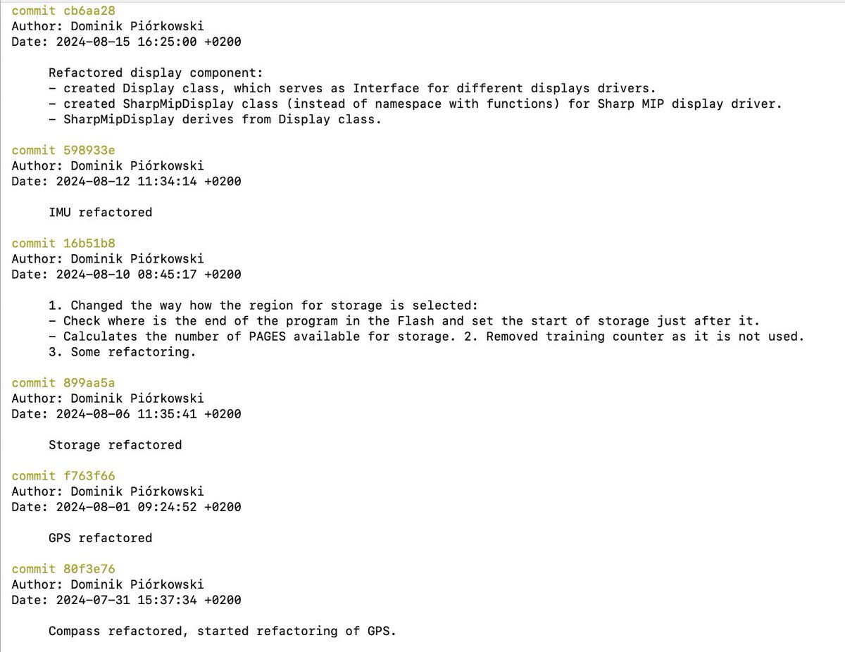 PiorkowskiDomin's tweet image. Refactoring the code to improve design and architecture. Enhancing readability and adaptability, allowing for easier replacement of components in the future. #Refactoring #CleanCode #HardwareDrivers #SoftwareDevelopment