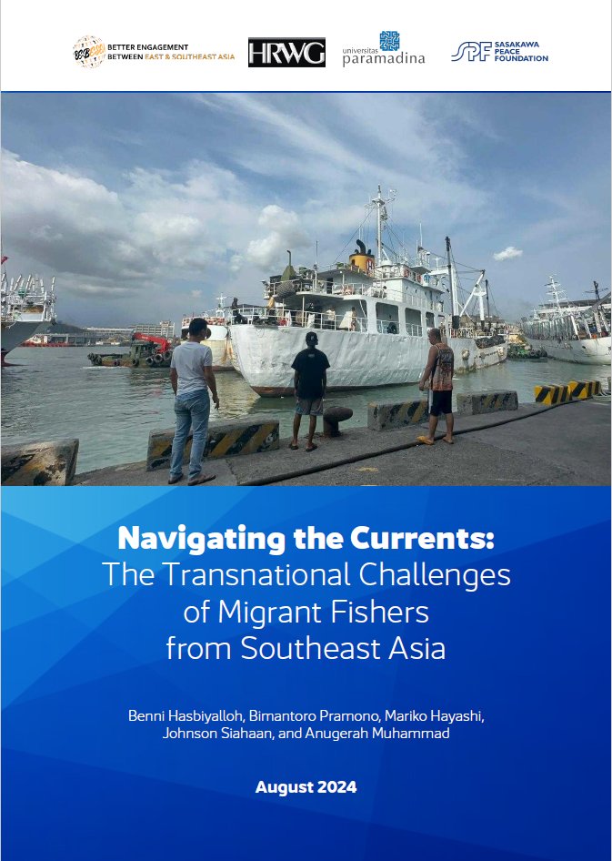 📖 "Navigating the Currents: The Transnational Challenges of Migrant Fishers from Southeast Asia" -is published by <a href="/bebeseaorg/">Better Engagement Between East and Southeast Asia</a> in a very important time as the ASEAN Guideline on the Placement &amp; Protection of Migrant Fishers are currently being developed.

bebesea.org/2024/08/naviga…