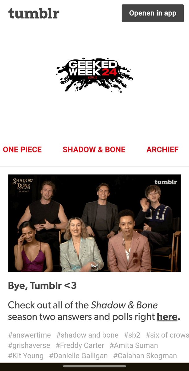 6OfRavens's tweet image. While spamming the Geeked Week fan art thing with memes, seeing Shadow and Bone almost gave me a heart attack but they probably just forgot 😪
#SaveShadowAndBone #SixOfCrowsSpinoff #LoveForLeigh