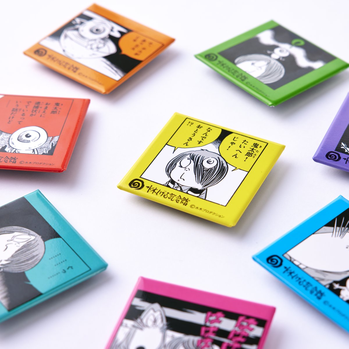 オリジナルグッズのご紹介】 ゲゲゲの鬼太郎 缶マグネット（ランダム8