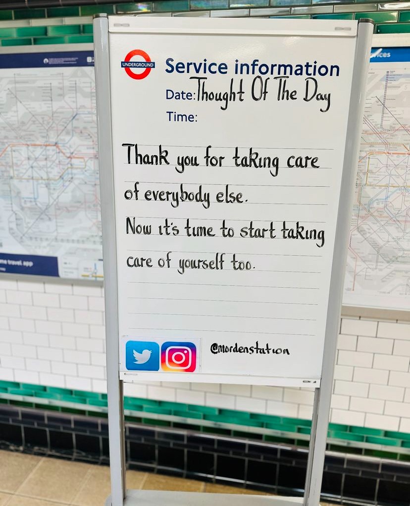 As healthcare workers, your job is to care, to heal, to treat, to fix.

But how often do you apply the same skills and compassion to your lives?

Find a moment today to help yourself, reach out to others, take a small step. We are here if you need support.

Pic @mordenstation