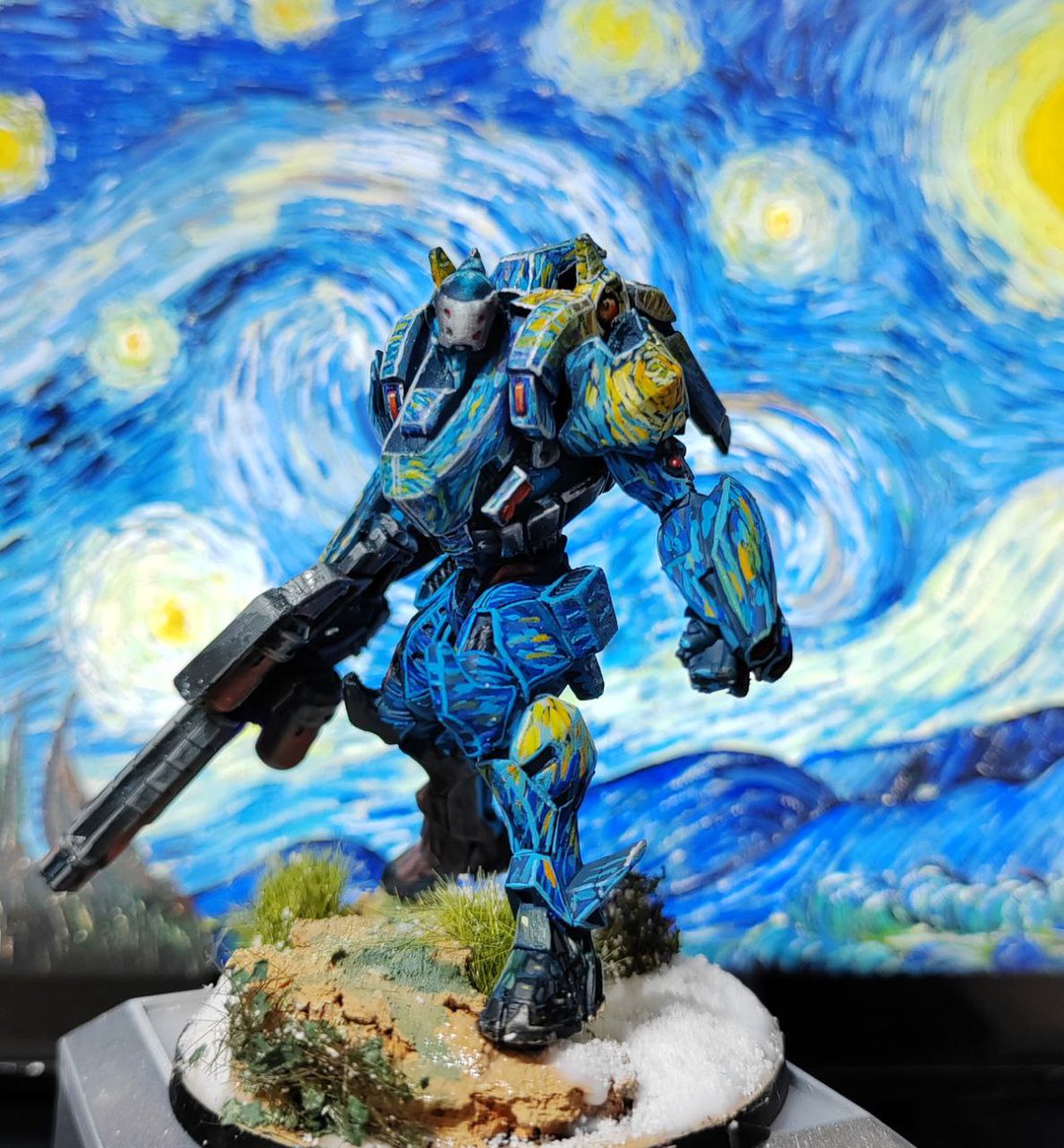 Mandarmina40K's tweet photo. #Finalizado
Starry Night Cutters. 10 horas de trabajo in extremis
#InfinityUniverse #infinitypaintcontest #infinitypeoplechoice https://t.co/zELkxm2qy9